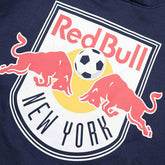 New York Red Bulls Crest Logo Fanatics MLS Hoodie Navy - Taass US