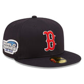 Boston Red Sox 2004 World Series New Era 59FIFTY Fitted MLB Cap Navy - Taass Online