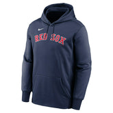 Boston Red Sox Wordmark Nike Therma Dri-FIT MLB Hoodie Navy - Taass outlet