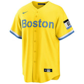 Boston Red Sox Nike Alternate MLB Jersey Yellow - Taass for sale