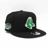 Boston Red Sox 2004 World Series Green Logo 9FIFTY MLB Snapback Cap - Taass sale