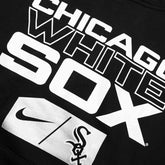 Chicago White Sox Lettering Nike Club Fleece MLB Hoodie Black - Taass US