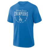 Los Angeles Dodgers Retro Stadium Slub MLB T-Shirt Blue - Taass US