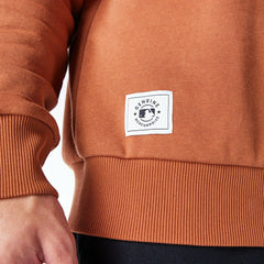 Los Angeles Dodgers Tartan Infill MLB Crewneck Sweater Brown - Taass sale