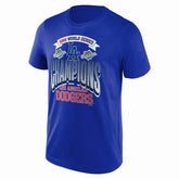 Los Angeles Dodgers 1988 World Series Champions MLB T-Shirt Blue - Taass US