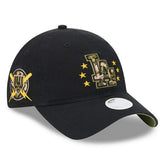 Los Angeles Dodgers 2024 MLB Armed Forces New Era Women's 9TWENTY Cap Black - Taass on sale