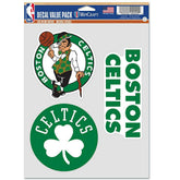 Boston Celtics Multi-Use NBA Decals Set (3 Pcs.) - Taass US