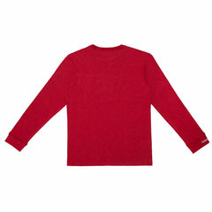 Chicago Bulls Mitchell & Ness Legendary Slub NBA Long Sleeve Shirt Red - Taass on sale