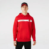 Chicago Bulls Stripe New Era NBA Hoodie Red - Taass on sale