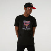 Chicago Bulls Futuristic New Era NBA T-Shirt Black - Taass on sale