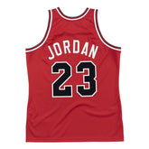 Michael Jordan #23 Chicago Bulls 1984-85 Authentic NBA Jersey Red - Taass US