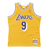 Nick Van Exel #9 Los Angeles Lakers 1996-97 Mitchell & Ness Swingman NBA Jersey Yellow - Taass US