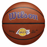 Los Angeles Lakers Wilson Team Alliance NBA Basketball (Size 7) - Taass on sale