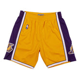 Los Angeles Lakers 2009-10 Mitchell & Ness Swingman NBA Shorts Yellow - Taass US