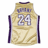 Kobe Bryant #24 Los Angeles Lakers Mitchell & Ness HOF 1996-2016 Authentic NBA Jersey Gold - Taass US