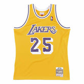 Eddie Jones #25 Los Angeles Lakers 1994-95 Swingman NBA Jersey Yellow - Taass Online