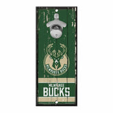 Milwaukee Bucks NBA Bottle Opener Sign - Taass outlet