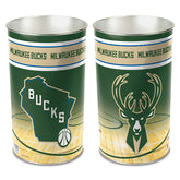 Milwaukee Bucks NBA Metal Wastebasket - Taass discount