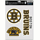 Boston Bruins Multi-Use NHL Decals Set (3 Pcs.) - Taass for sale