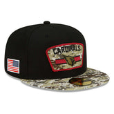 Arizona Cardinals 2021 NFL On-Field Salute to Service New Era 59FIFTY Fitted Cap - Taass discount