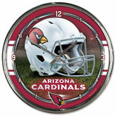 Arizona Cardinals Chrome NFL Wall Clock - Taass on sale