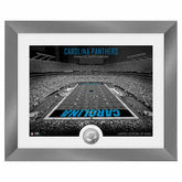 Carolina Panthers Art Deco Stadium Silver Coin Framed NFL Photo - Taass on sale