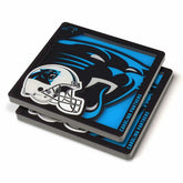 Carolina Panthers 3D Logo NFL Coasters (2-Piece) - Taass Online