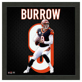 Joe Burrow #9 Cincinnati Bengals Impact Jersey Framed NFL Photo - Taass discount