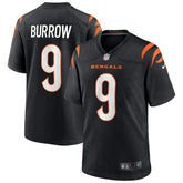 Joe Burrow #9 Cincinnati Bengals Nike Game NFL Football Jersey Black - Taass on sale