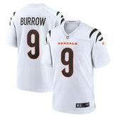 Joe Burrow #9 Cincinnati Bengals Nike Game NFL Football Jersey White - Taass Online