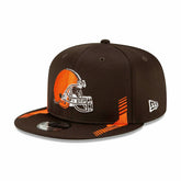 Cleveland Browns Official 2021 NFL Sideline 9FIFTY Snapback Cap Home - Taass for sale