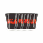 Cleveland Browns NFL Insulated Acrylic Shot Glasses Set (4-Piece) - Taass Online