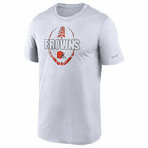 Cleveland Browns 2020 NFL Icon Nike Performance T-Shirt White - Taass US