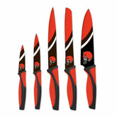 Cleveland Browns NFL 5-Piece Kitchen Knife Set - Taass Online