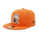 Cleveland Browns 1959 Throwback 59FIFTY Fitted NFL Cap Orange - Taass US
