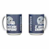 Dallas Cowboys 5x Super Bowl Champions Jumbo NFL Mug (440 ml) - Taass on sale