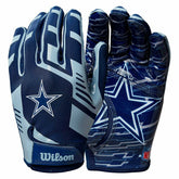Dallas Cowboys Wilson Youth Stretch-Fit NFL Receivers Gloves (KIDS) - Taass outlet