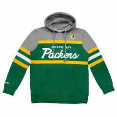 Green Bay Packers Head Coach Mitchell & Ness NFL Throwback Football Hoodie - Taass outlet
