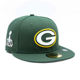 Green Bay Packers Super Bowl XLV New Era 59FIFTY Fitted NFL Cap - Taass discount