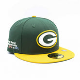 Green Bay Packers First World Championship New Era 59FIFTY Fitted NFL Cap - Taass US