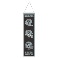 Las Vegas Raiders Logo Evolution NFL Wool Banner - Taass outlet