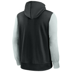 Las Vegas Raiders Two-Tone Nike Therma NFL Full-Zip Hoodie - Taass Online