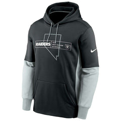 Las Vegas Raiders Color Block Nike Therma NFL Hoodie - Taass outlet