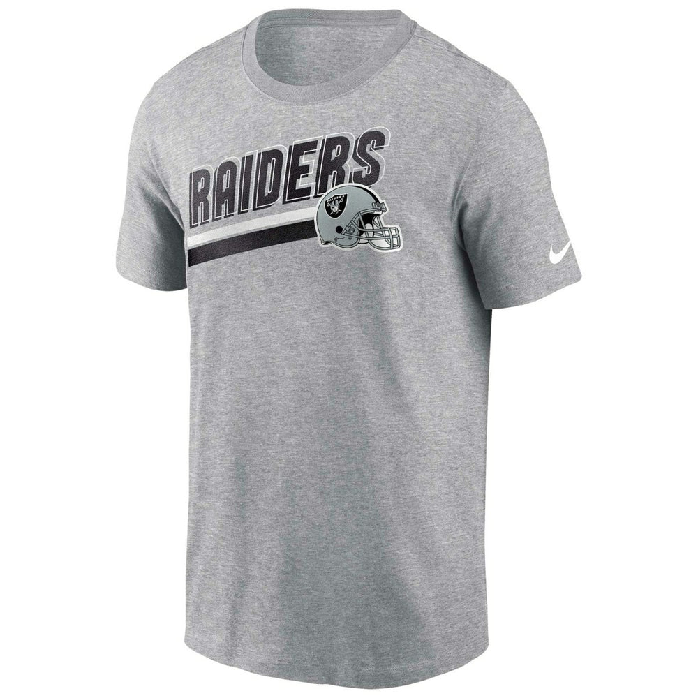 Las Vegas Raiders Blitz Nike Essential NFL T-Shirt Grey - Taass on sale