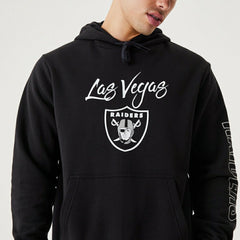 Las Vegas Raiders Script New Era NFL Hoodie Black - Taass US