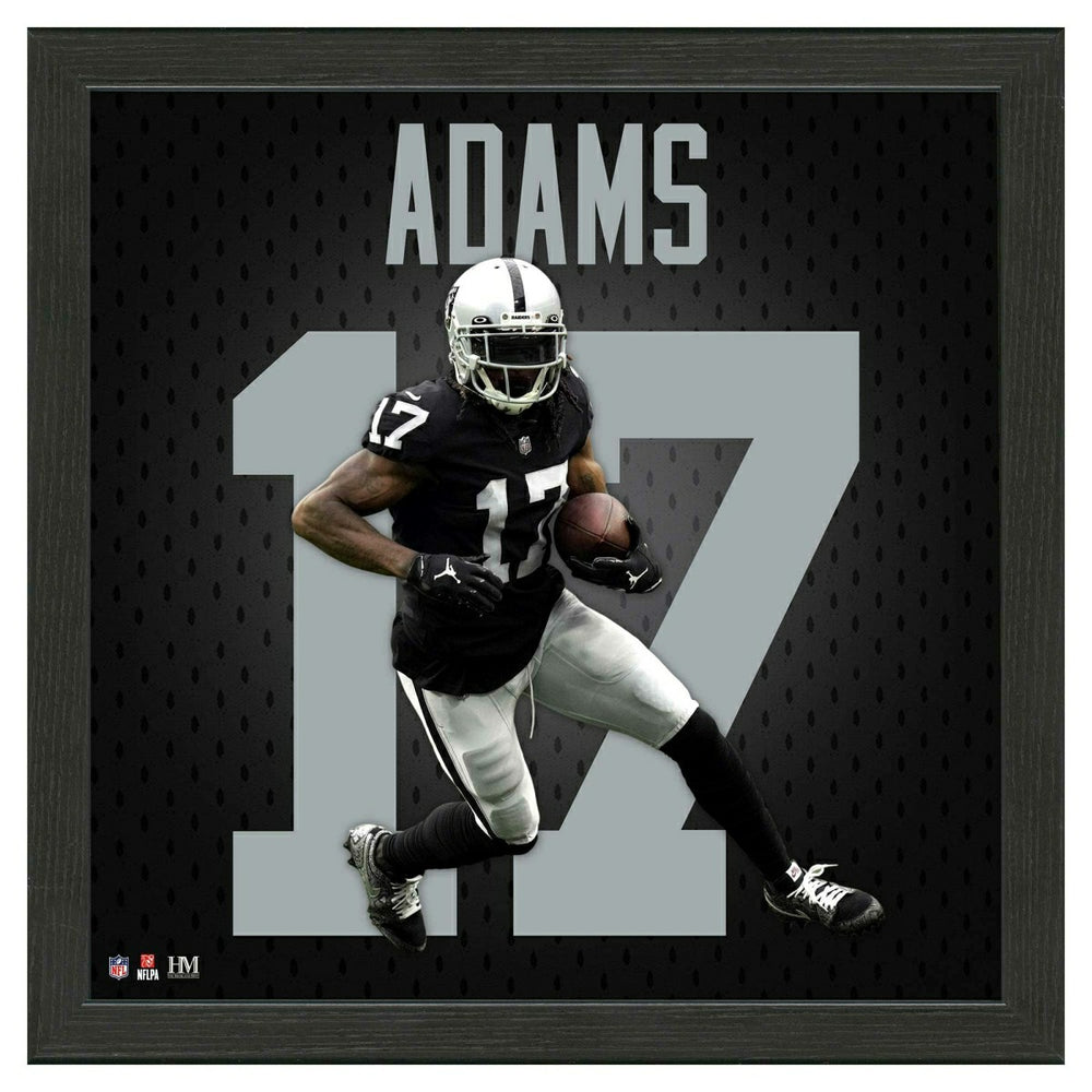 Davante Adams #17 Las Vegas Raiders Impact Jersey Framed NFL Photo - Taass sale