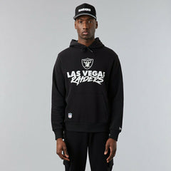 Las Vegas Raiders Script New Era NFL Hoodie Black - Taass discount