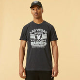 Las Vegas Raiders New Era Cracked Graphic NFL T-Shirt Charcoal - Taass outlet