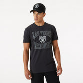 Las Vegas Raiders Team Arch New Era NFL T-Shirt Charcoal - Taass discount