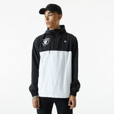Las Vegas Raiders New Era 2021 Color Block NFL Windbreaker Jacket - Taass US